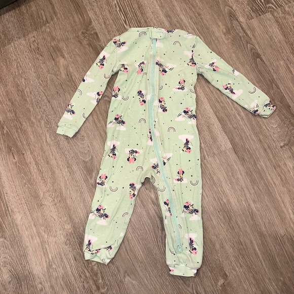 Disney Minnie Mouse Girls Footless Zippy 18-24 months - Picture 1 of 3